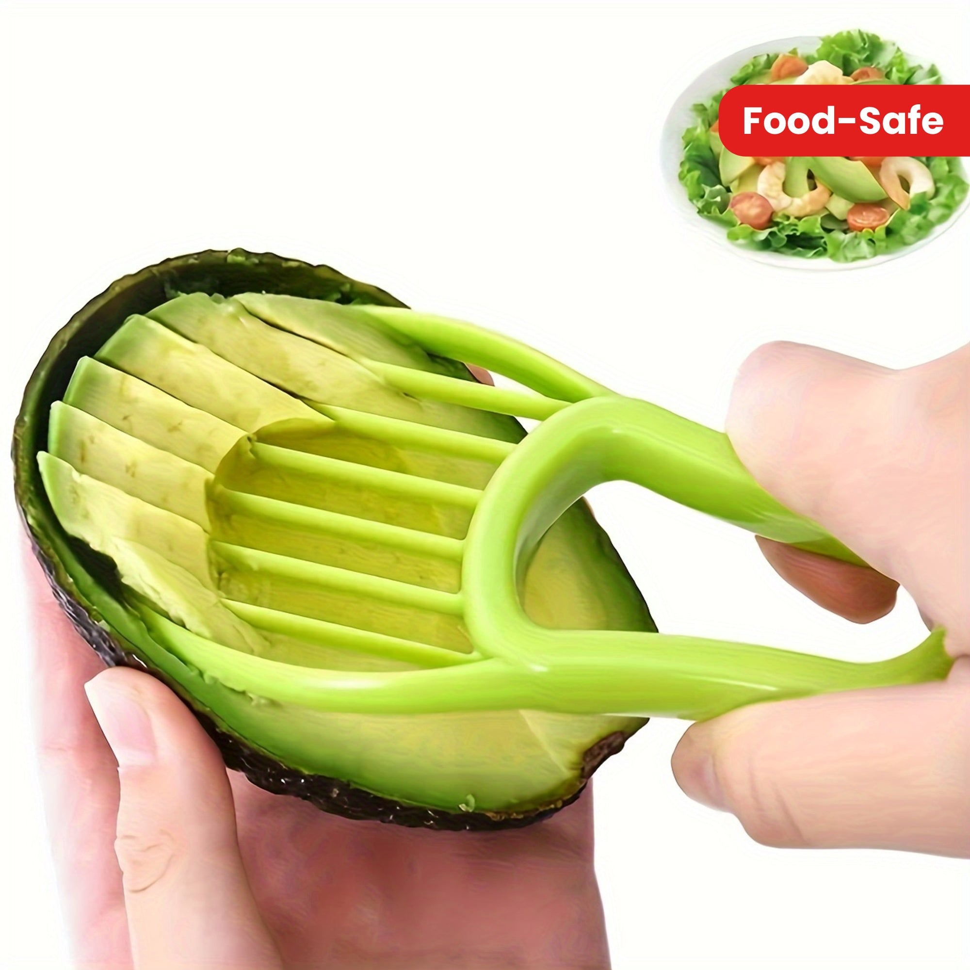 Avokadoverktyg 2-i-1 – Enkel att skära, urkärna och skiva