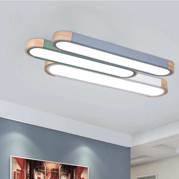 Oval LED infälld taklampa