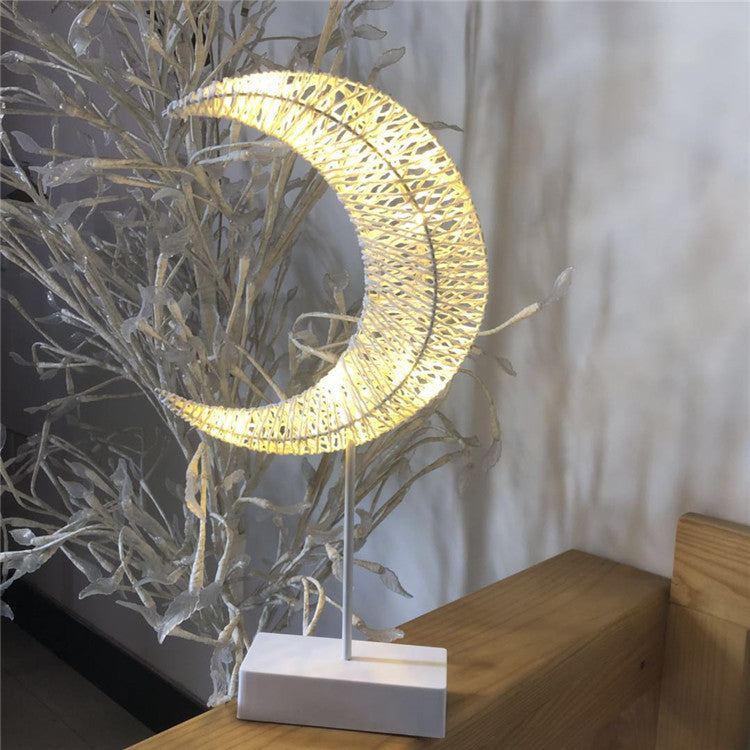 RattanGlow | Modern Creative Woven Rotting LED Nattduksbordslampa