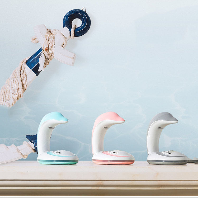 Förtrollande Dolphin LED Night Light – USB-driven regnbågsglödlampa