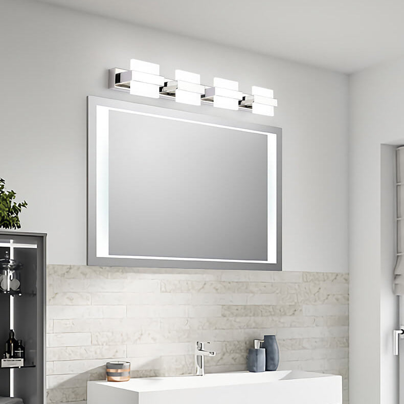 Modern fyrkantig LED-vägglampa – Akrylspegelfrontljus