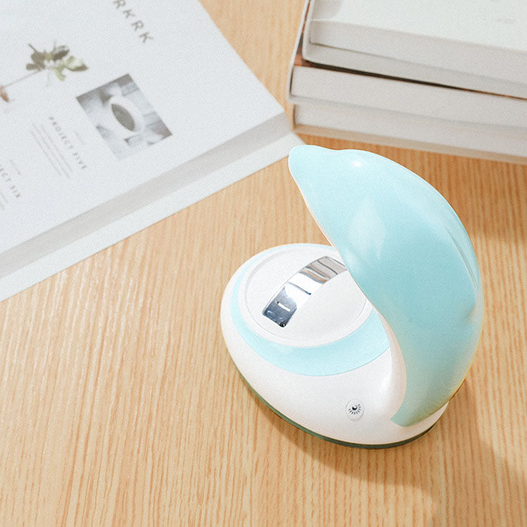 Förtrollande Dolphin LED Night Light – USB-driven regnbågsglödlampa