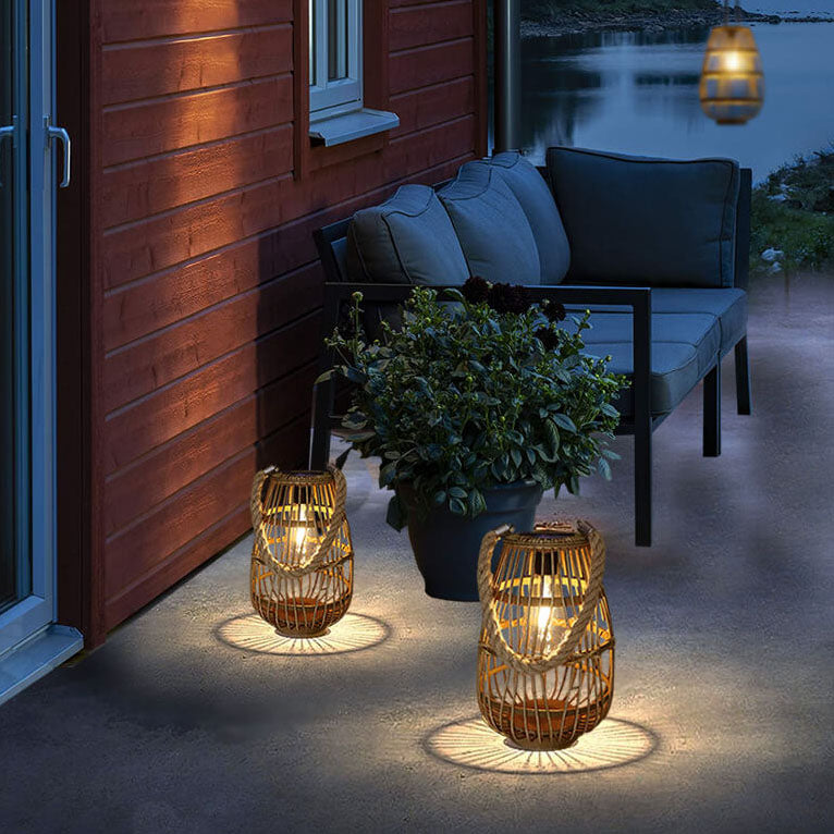 Vattentät Solar LED Rotting golvlampa