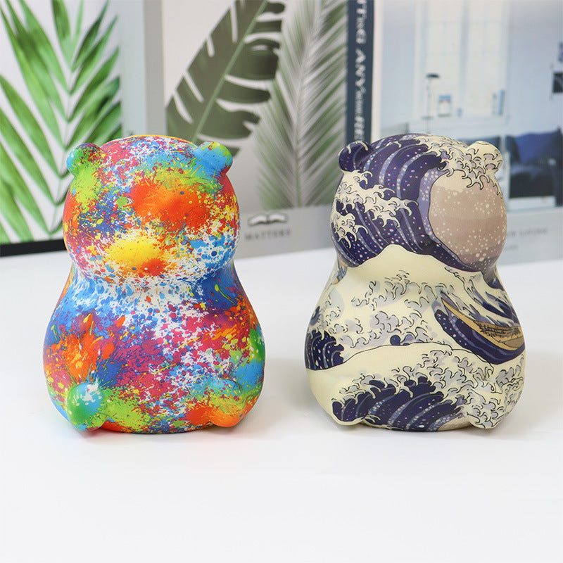 Bedårande Panda LED-nattlampa – USB-uppladdningsbar Touch & Remote-lampa