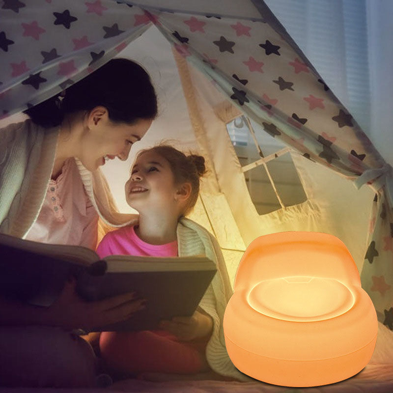 Uppladdningsbar LED-nattlampa – mjuk silikon Touch-lampa