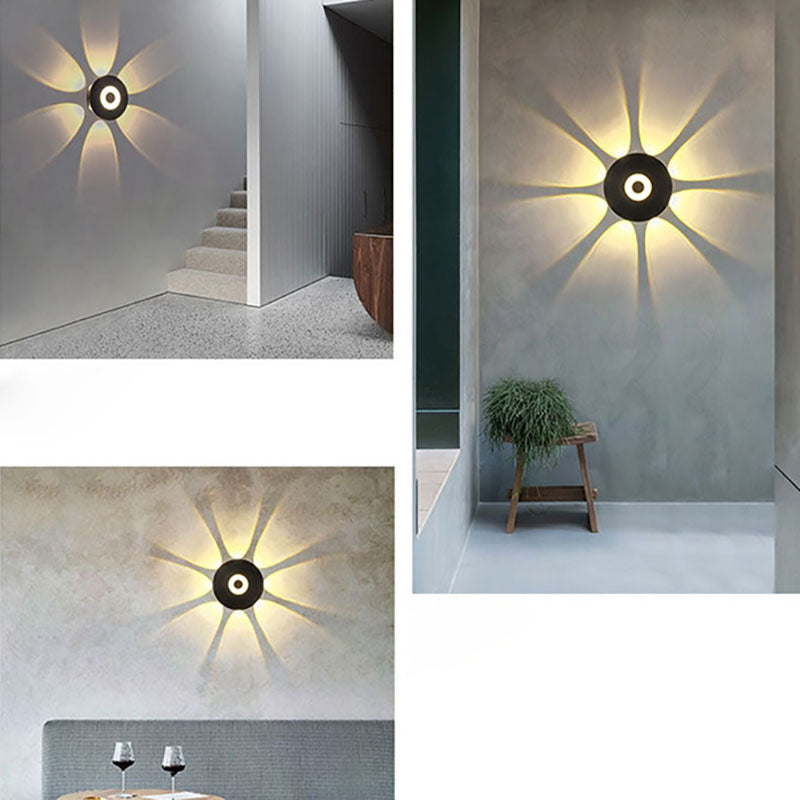 Skandinavisk utomhus LED vägglampa