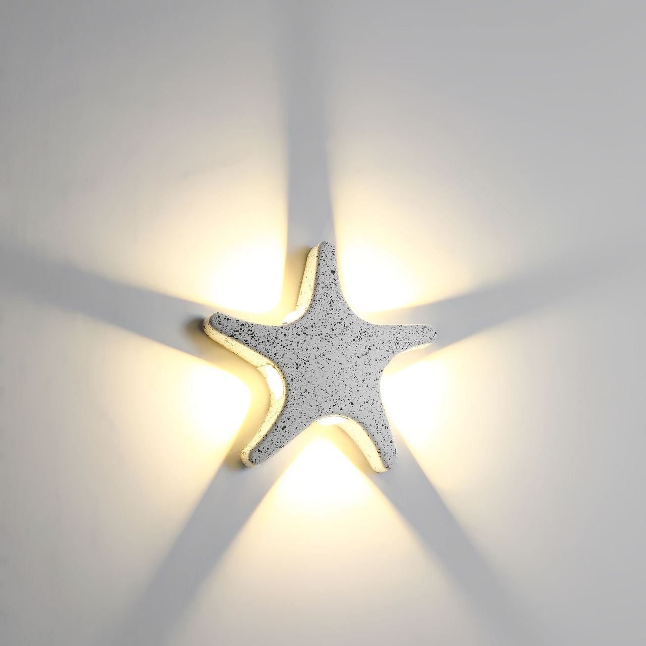 Sjöstjärna-formad LED-vägglampa