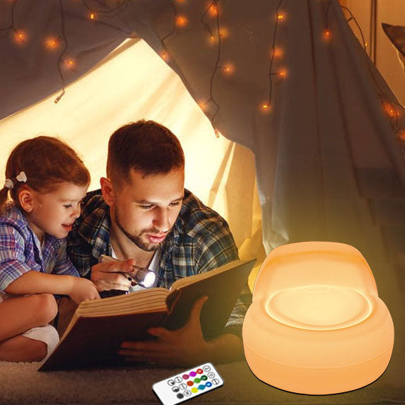 Uppladdningsbar LED-nattlampa – mjuk silikon Touch-lampa