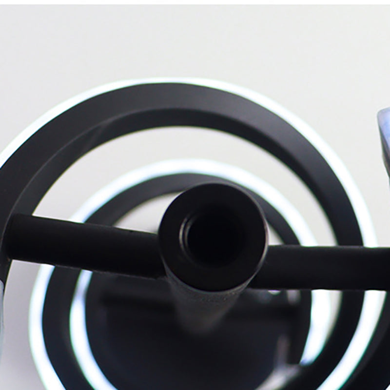 Nordic Dual Spiral LED-lampa – modern järnremsdesign