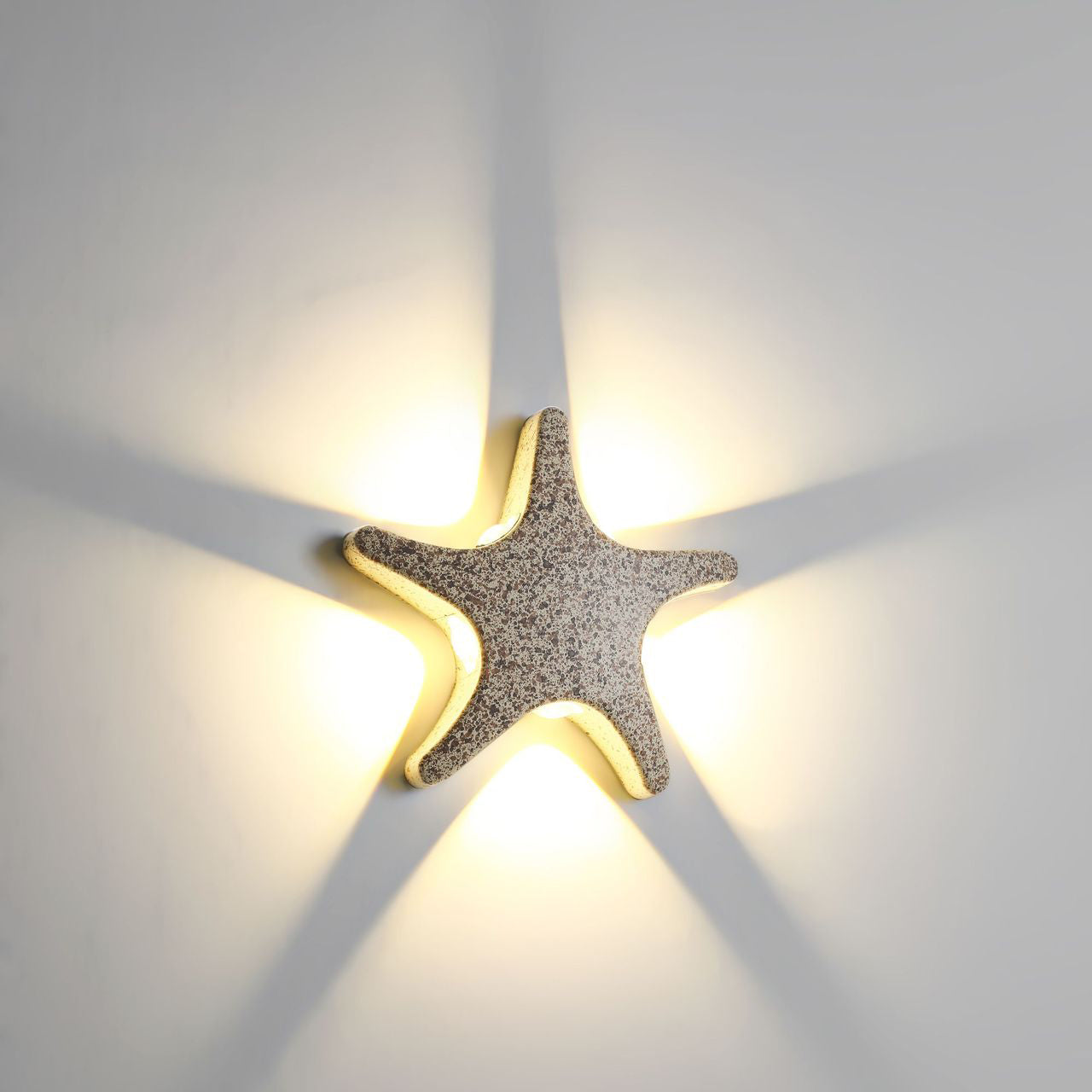 Sjöstjärna-formad LED-vägglampa