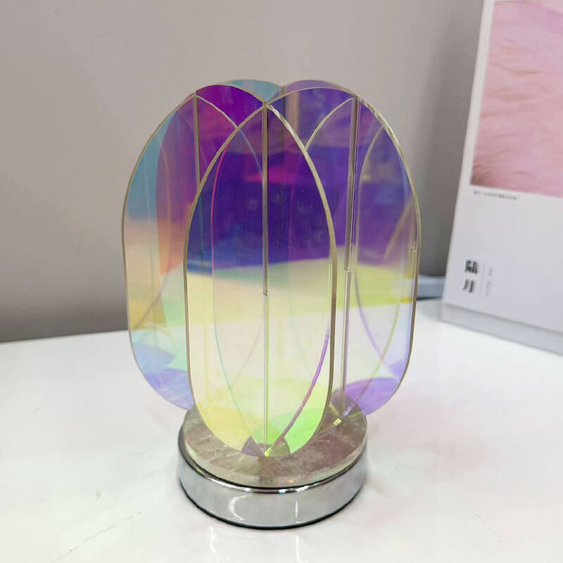 Modern geometrisk akryl LED-lampa – bländande ljus för konstnärlig inredning