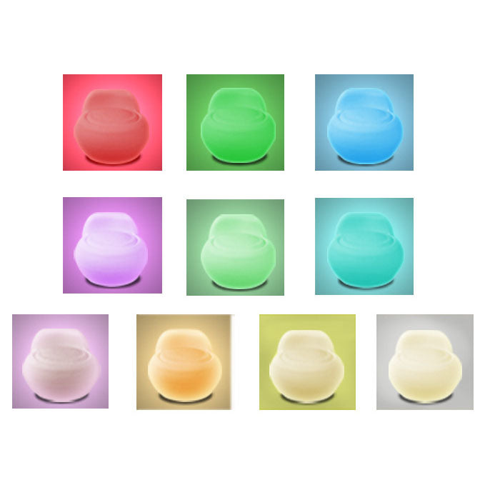 Uppladdningsbar LED-nattlampa – mjuk silikon Touch-lampa