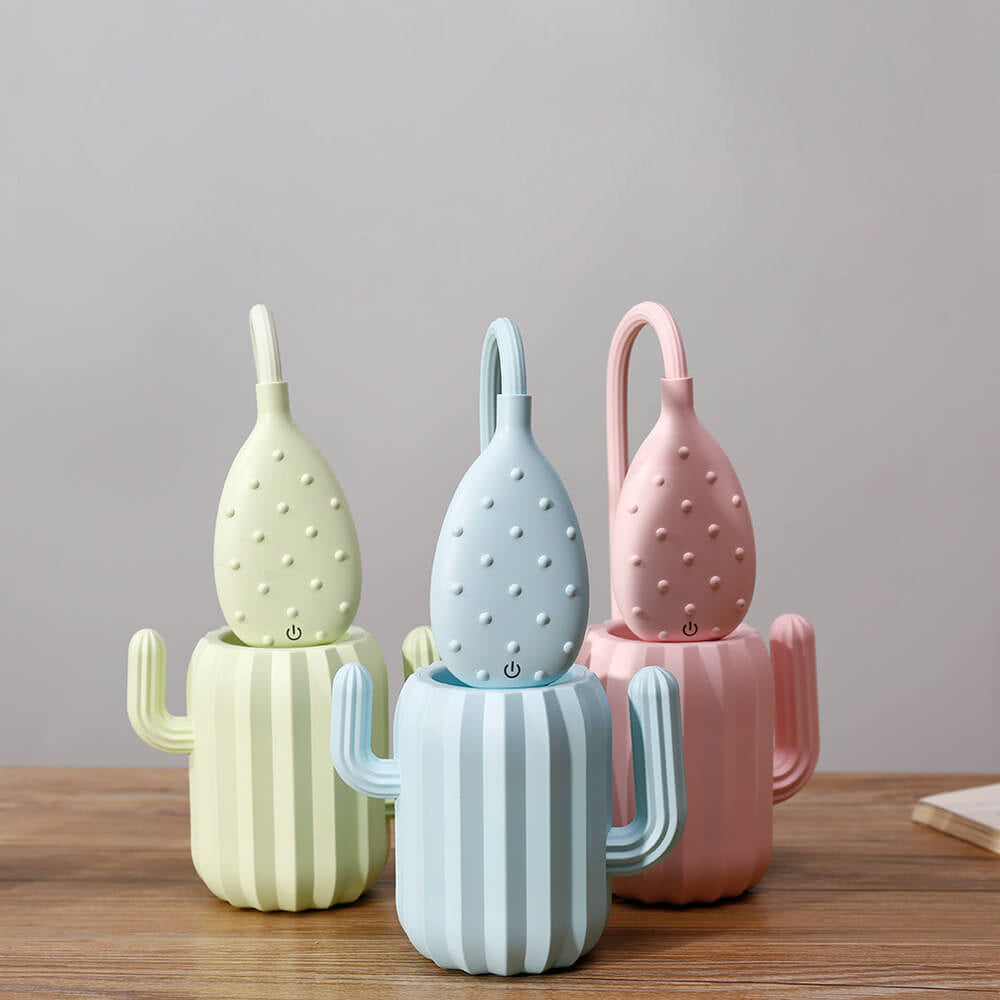 Vikbar Cactus LED-bordslampa - ögonvänlig ljus med kreativ design