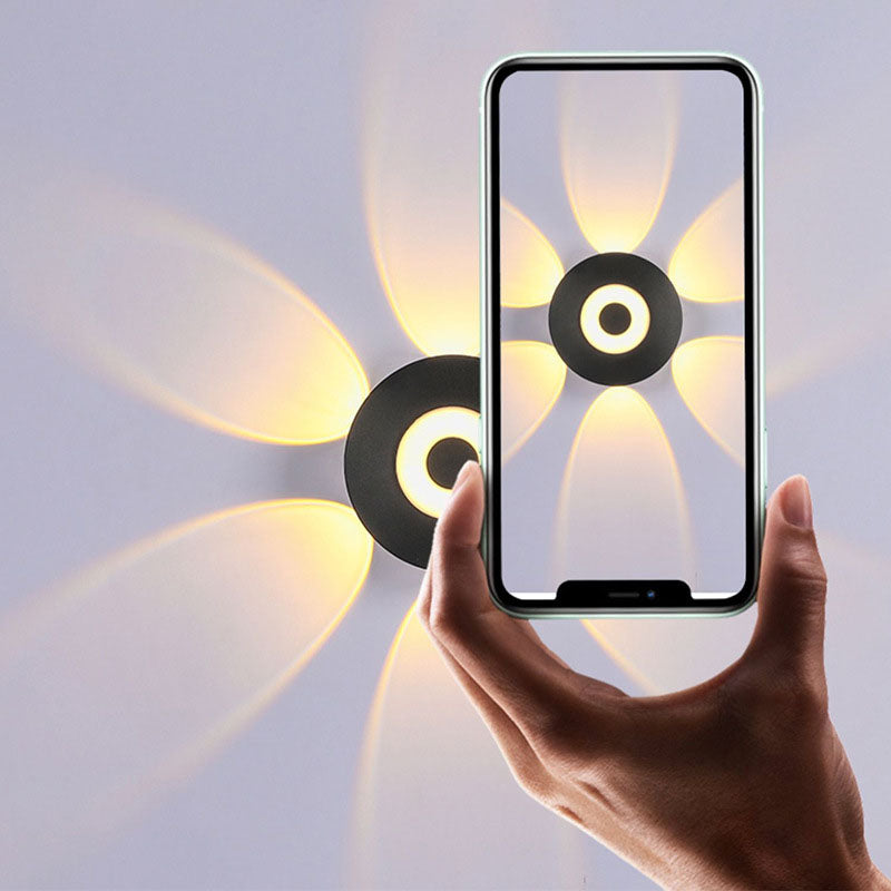 Skandinavisk utomhus LED vägglampa