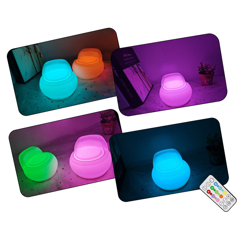 Uppladdningsbar LED-nattlampa – mjuk silikon Touch-lampa