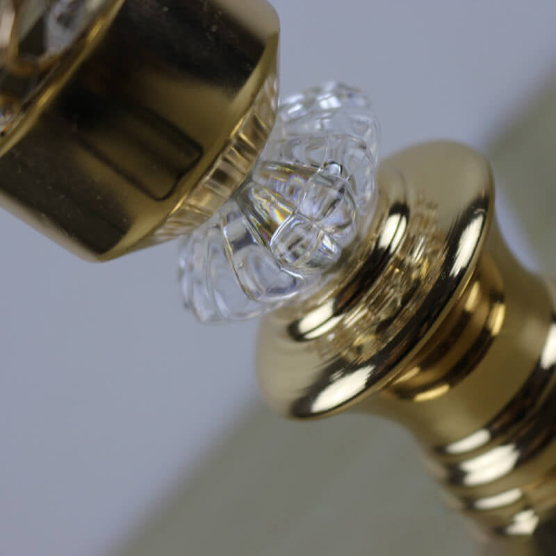 Lyxig kristallkula bordslampa – Elegant europeisk konstdesign