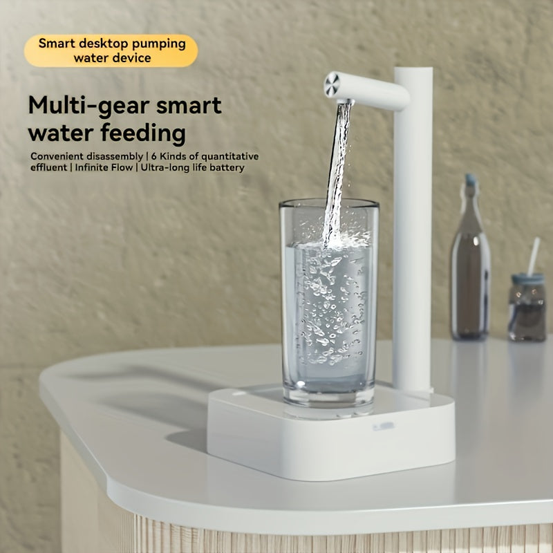 Elektrisk USB-uppladdningsbar vattendispenser – Smart automatisk pump för flask- och bordsbruk
