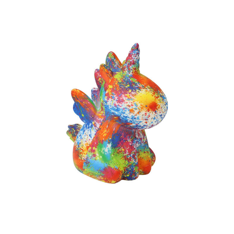 UnicornGlow | Handmålad 3D-tryckt LED-nattlampa