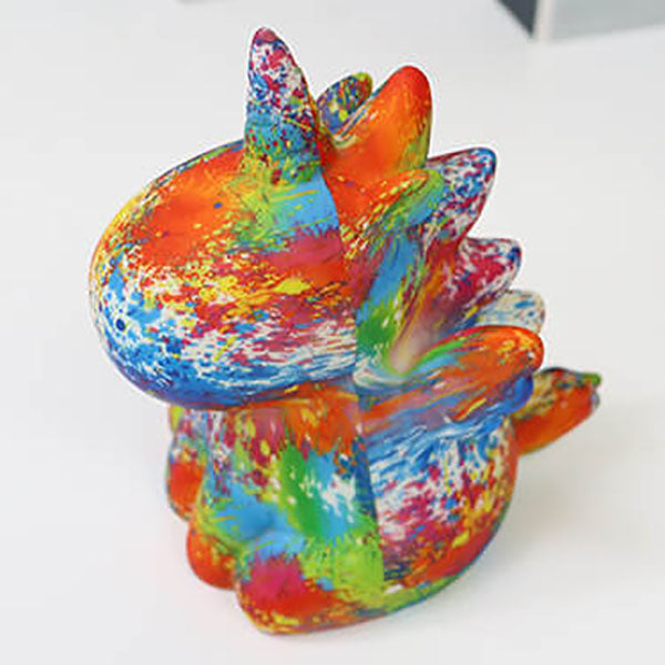 UnicornGlow | Handmålad 3D-tryckt LED-nattlampa