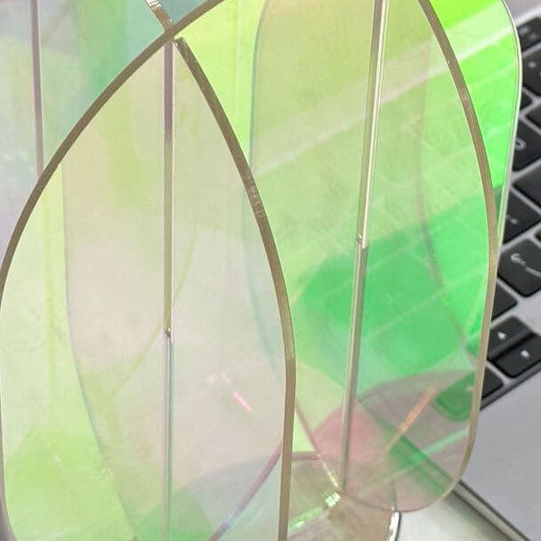 Modern geometrisk akryl LED-lampa – bländande ljus för konstnärlig inredning