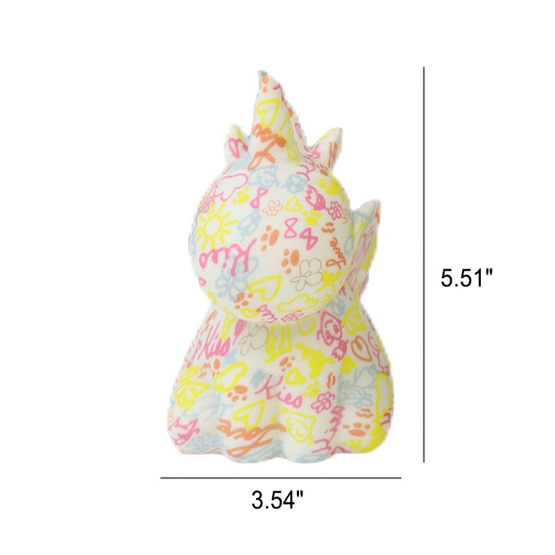 UnicornGlow | Handmålad 3D-tryckt LED-nattlampa