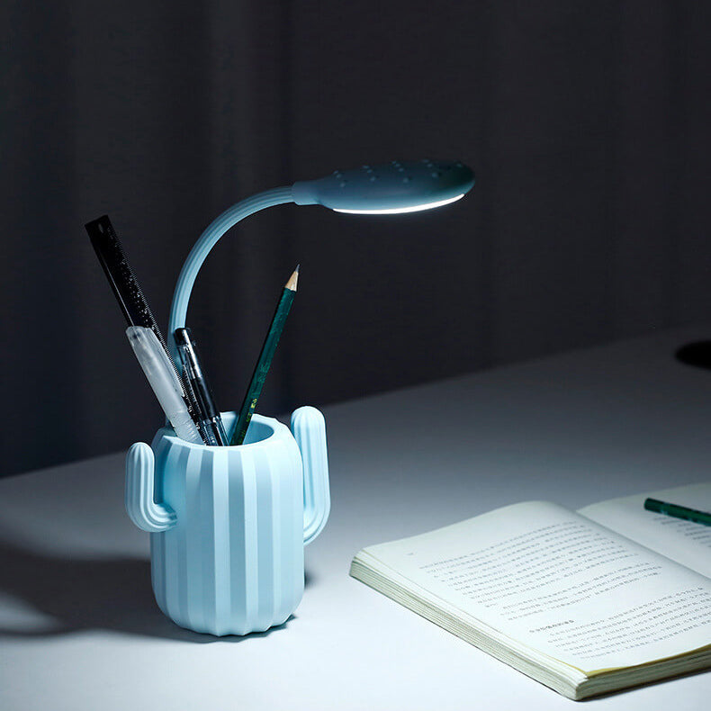 Vikbar Cactus LED-bordslampa - ögonvänlig ljus med kreativ design