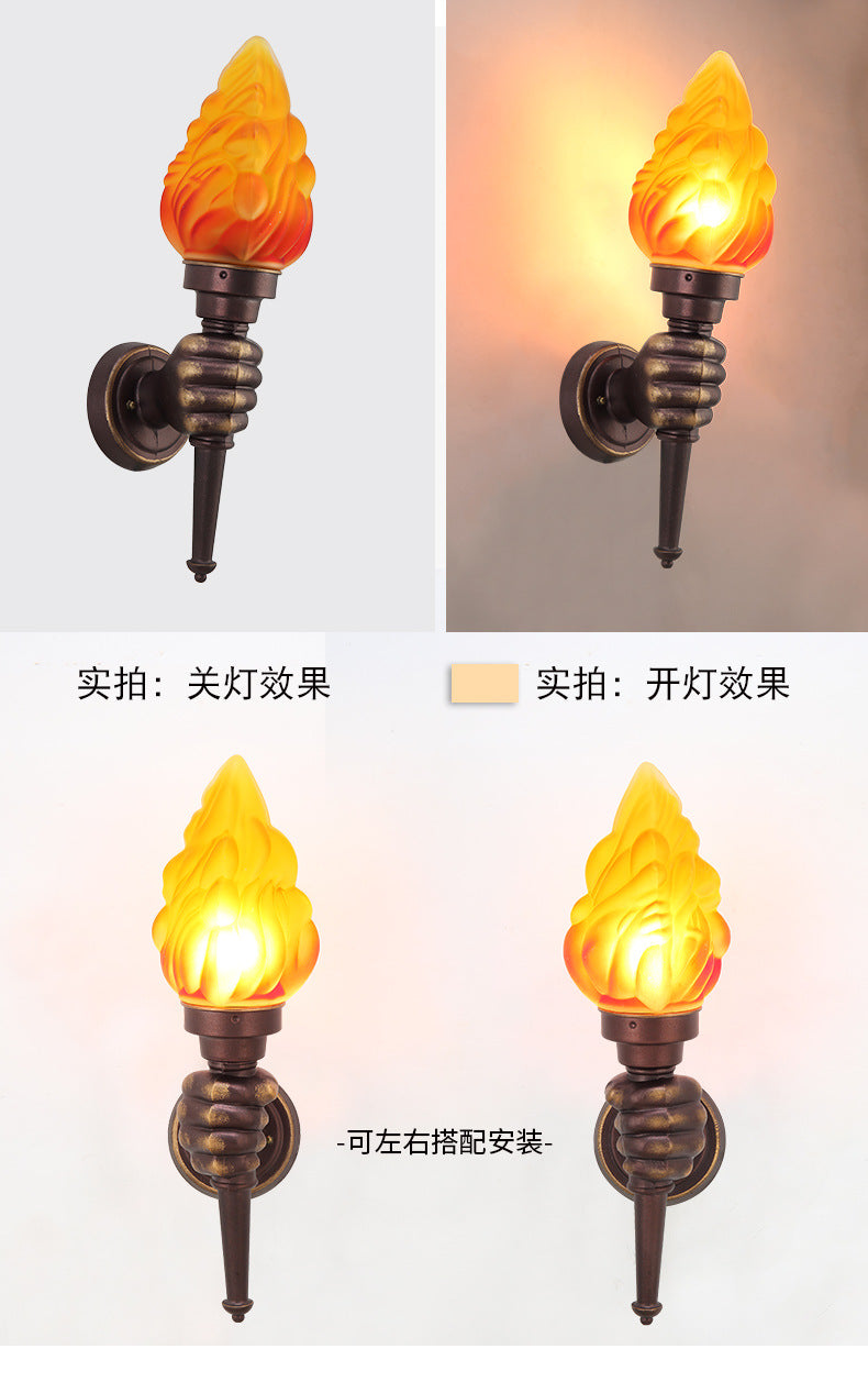 Modern utomhusvägglampa – trädgårdsljus i glas och aluminium