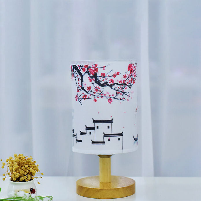 LED-bordslampa i trä – naturlig elegans, mjukt sken