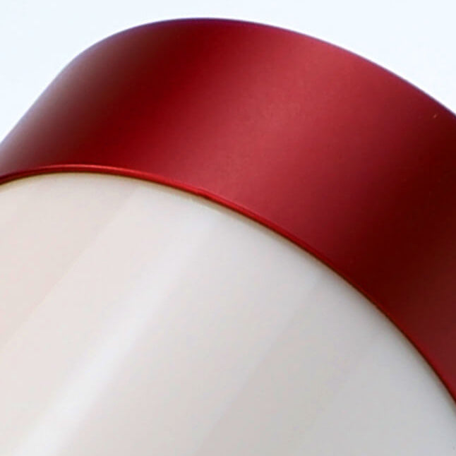 Elegant cylindrisk LED-bordslampa – USB-driven aluminium- och akryldesign