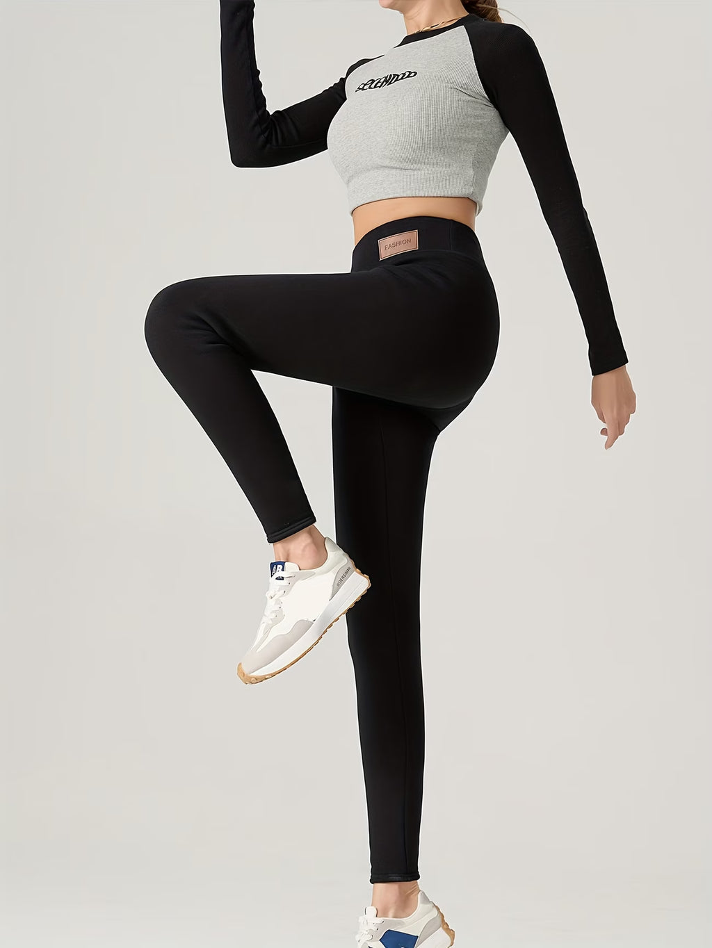Cerys | Tjocka leggings med fleecefoder – mysiga vinter- och värmeplagg