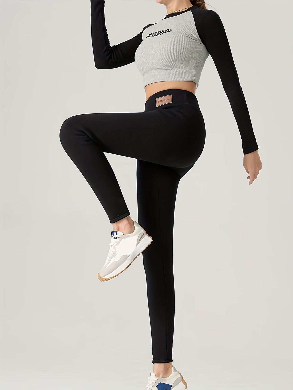 Cerys | Tjocka leggings med fleecefoder – mysiga vinter- och värmeplagg