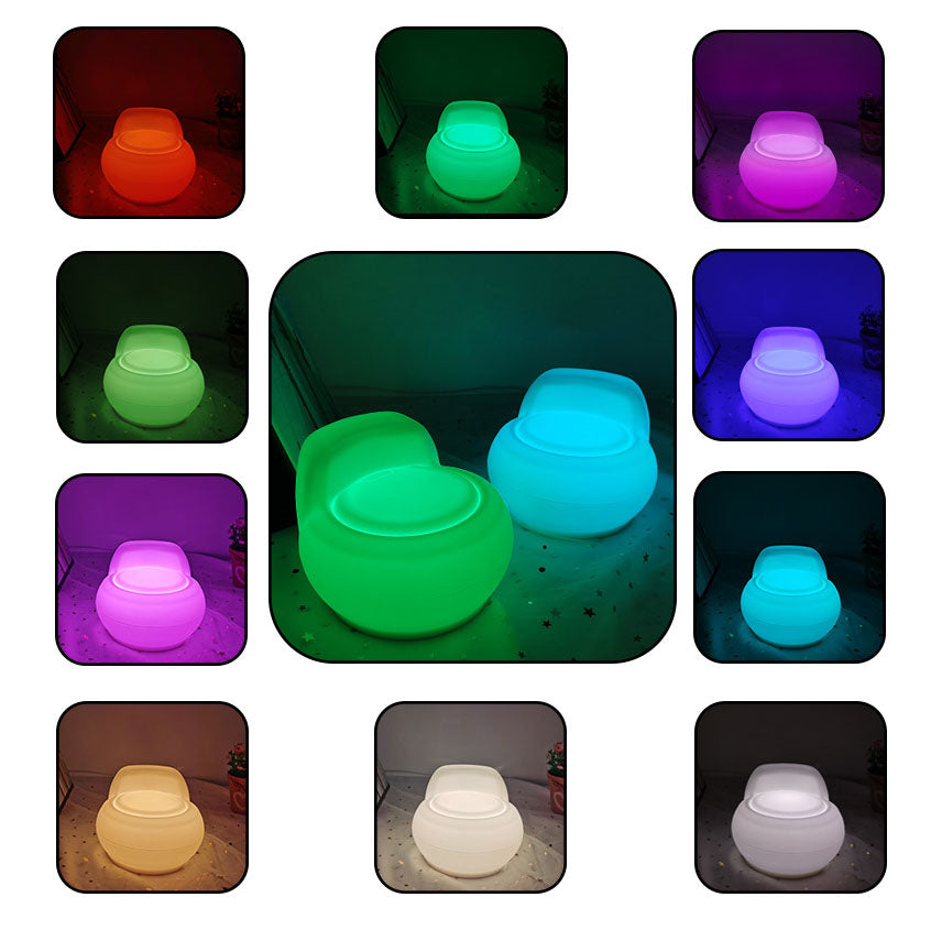 Uppladdningsbar LED-nattlampa – mjuk silikon Touch-lampa