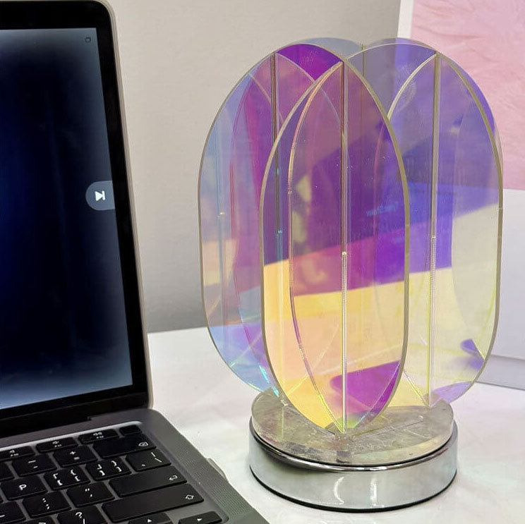 Modern geometrisk akryl LED-lampa – bländande ljus för konstnärlig inredning