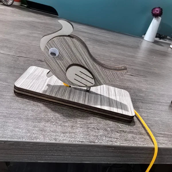 Rustik dörrklocka i trä – Dekorativ klocka för hem och café