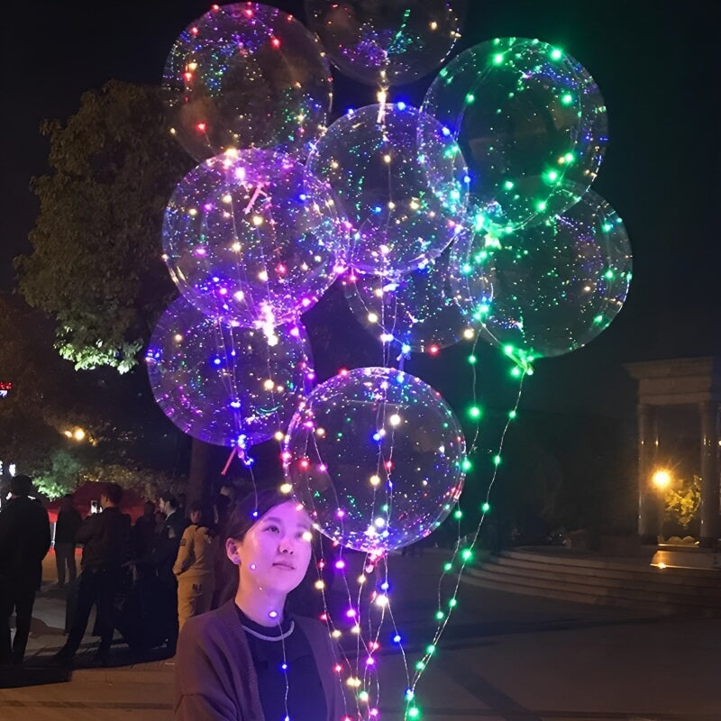 Glowdomes Återanvändbara Led-ballonger (Set Med 10)