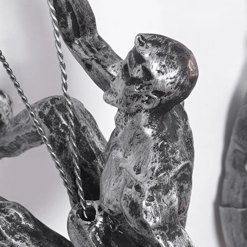 Gravity-Defying Climbers - Modern 3D-väggkonstuppsättning