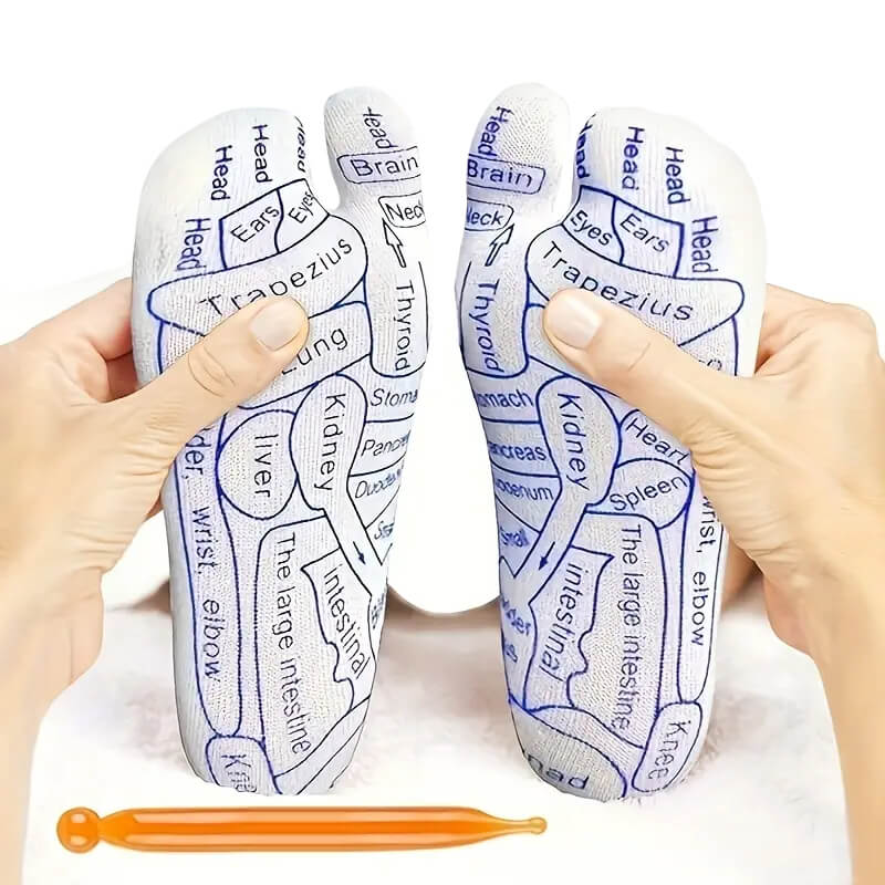 Terapeutiska reflexstrumpor – Stimulerar fötter och ökar blodcirkulationen och komforten