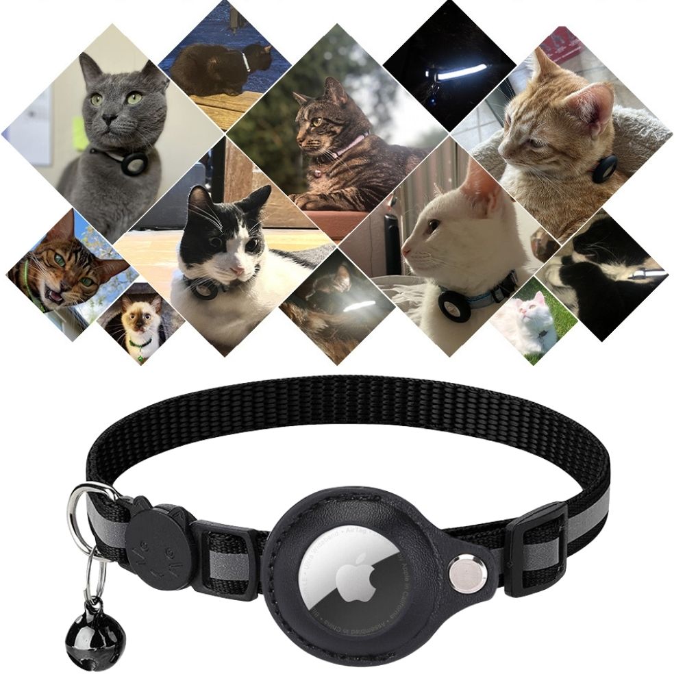 Reflekterande halsband för katt – justerbar säkerhetsrem för synlighet och komfort i mörker