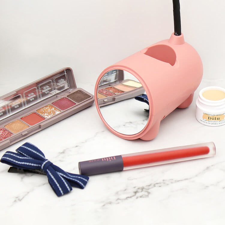 Cartoon Creative Rabbit LED Touch USB-pennhållare skrivbordslampa