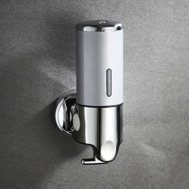 Elegant väggmonterad tvålpump – Modern touch för en enkel badrumsstil