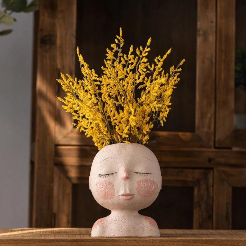 Tranquil Sleep Face Planter Vas