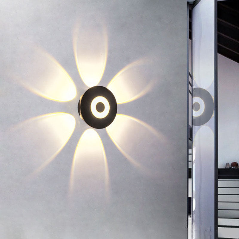 Skandinavisk utomhus LED vägglampa