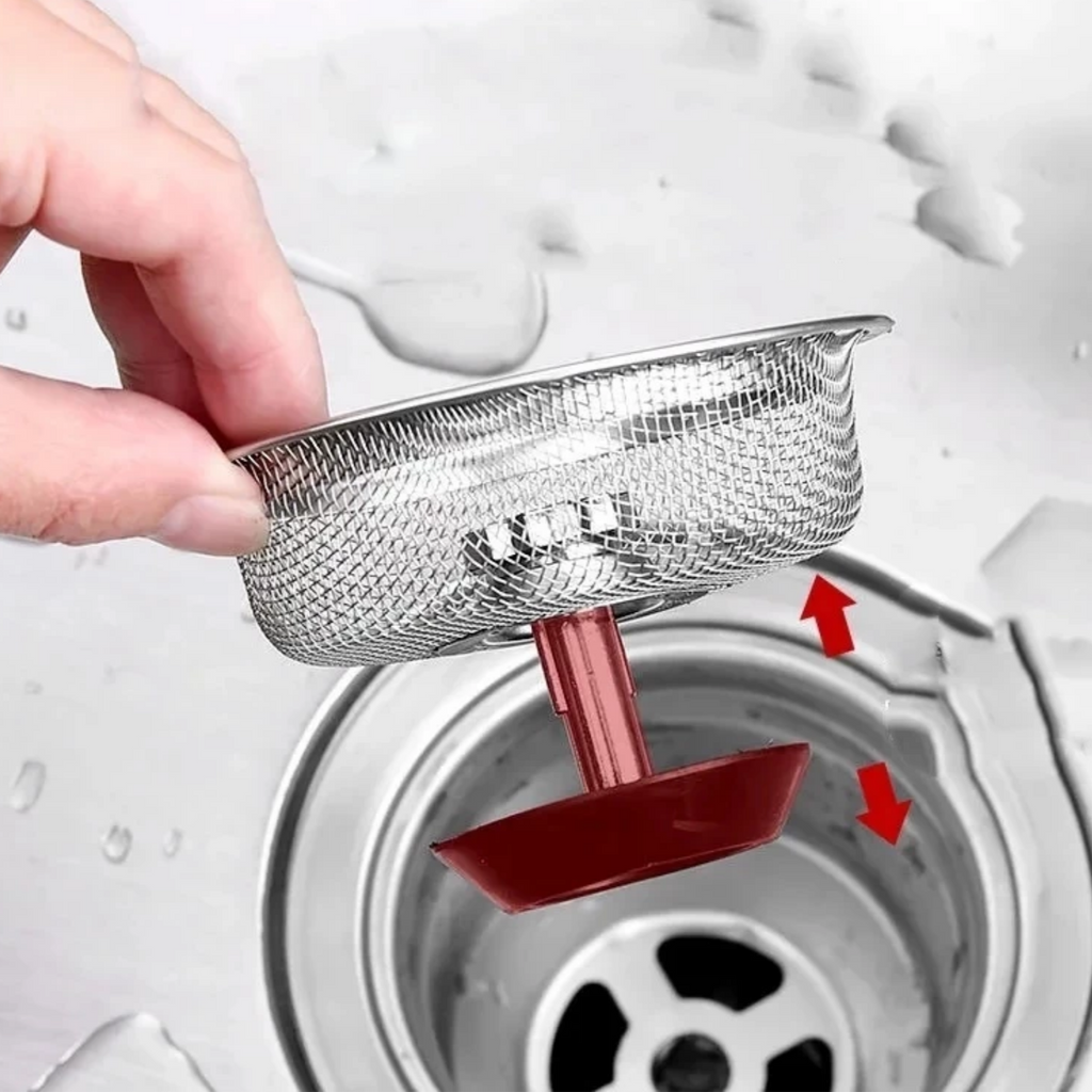 DrainGuard – Rostfritt stålfiltr med anti-igensättningsnät