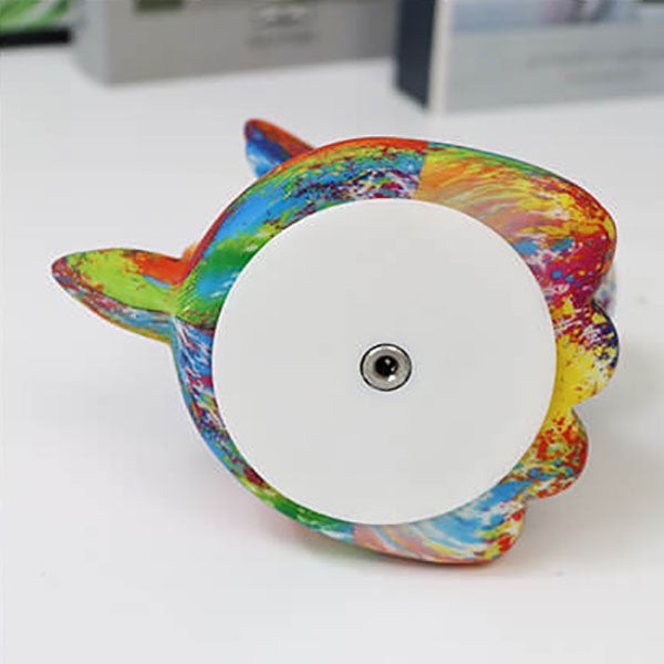 UnicornGlow | Handmålad 3D-tryckt LED-nattlampa