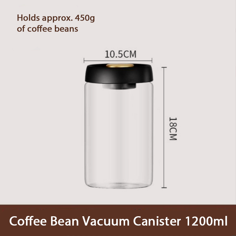 Lufttät glasburk för matförvaring – Fresh-Lock-försegling