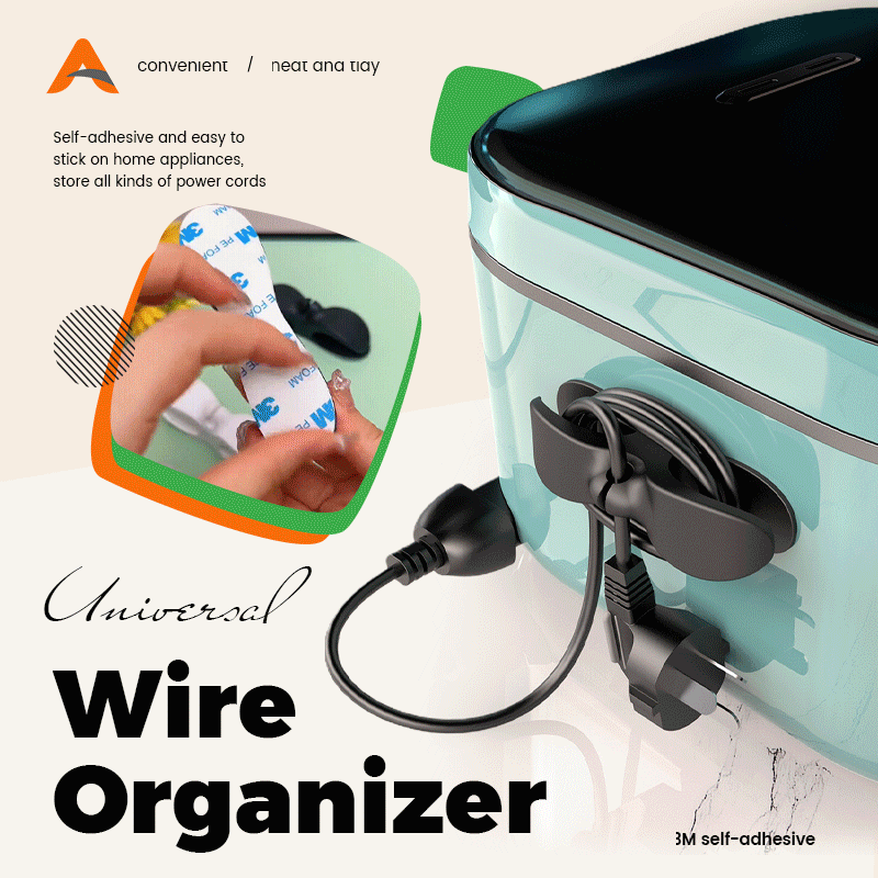 WireOrganizer Universal Cable Organizer (4-pack)