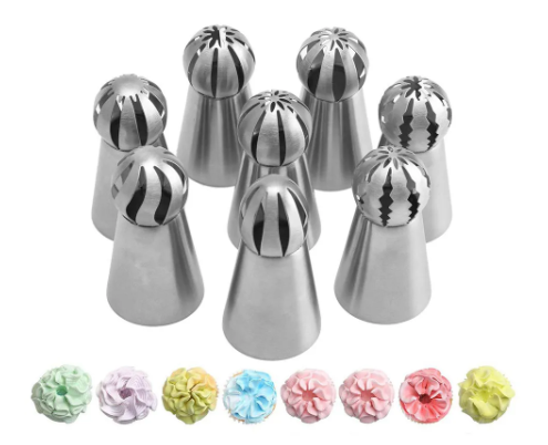 BakeArt – DIY-kakdekorationsset med glasyrtips och munstycken