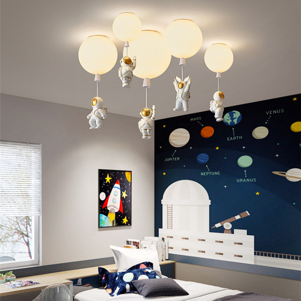 Modern Moon/Astronaut LED-taklampa Akryl