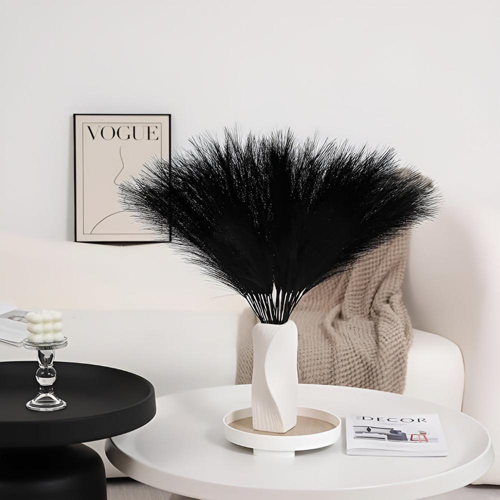 Lush Faux Pampas grässtamlar – enkel elegans