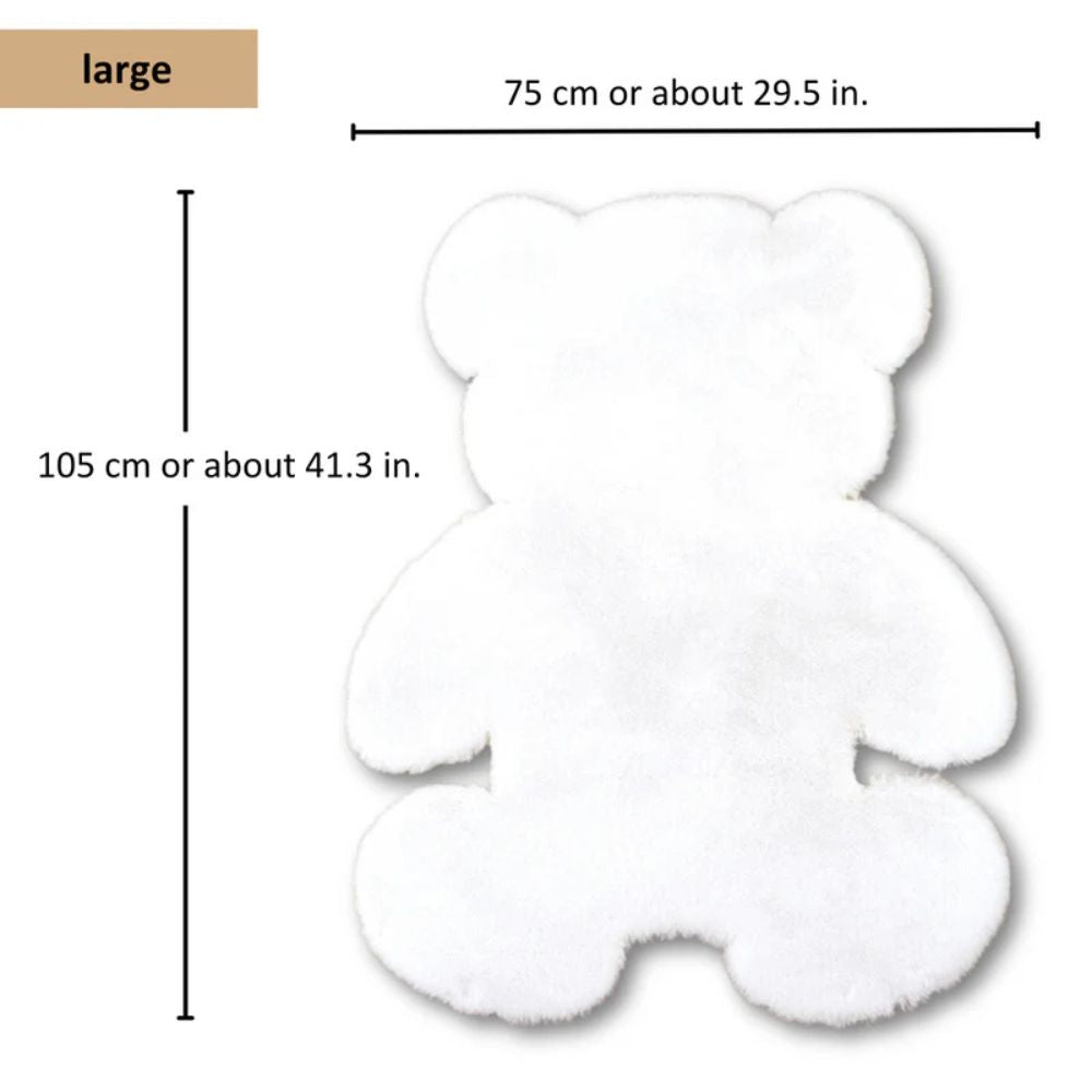 TeddyFluff Rug – Mysig & mjuk plysch accent
